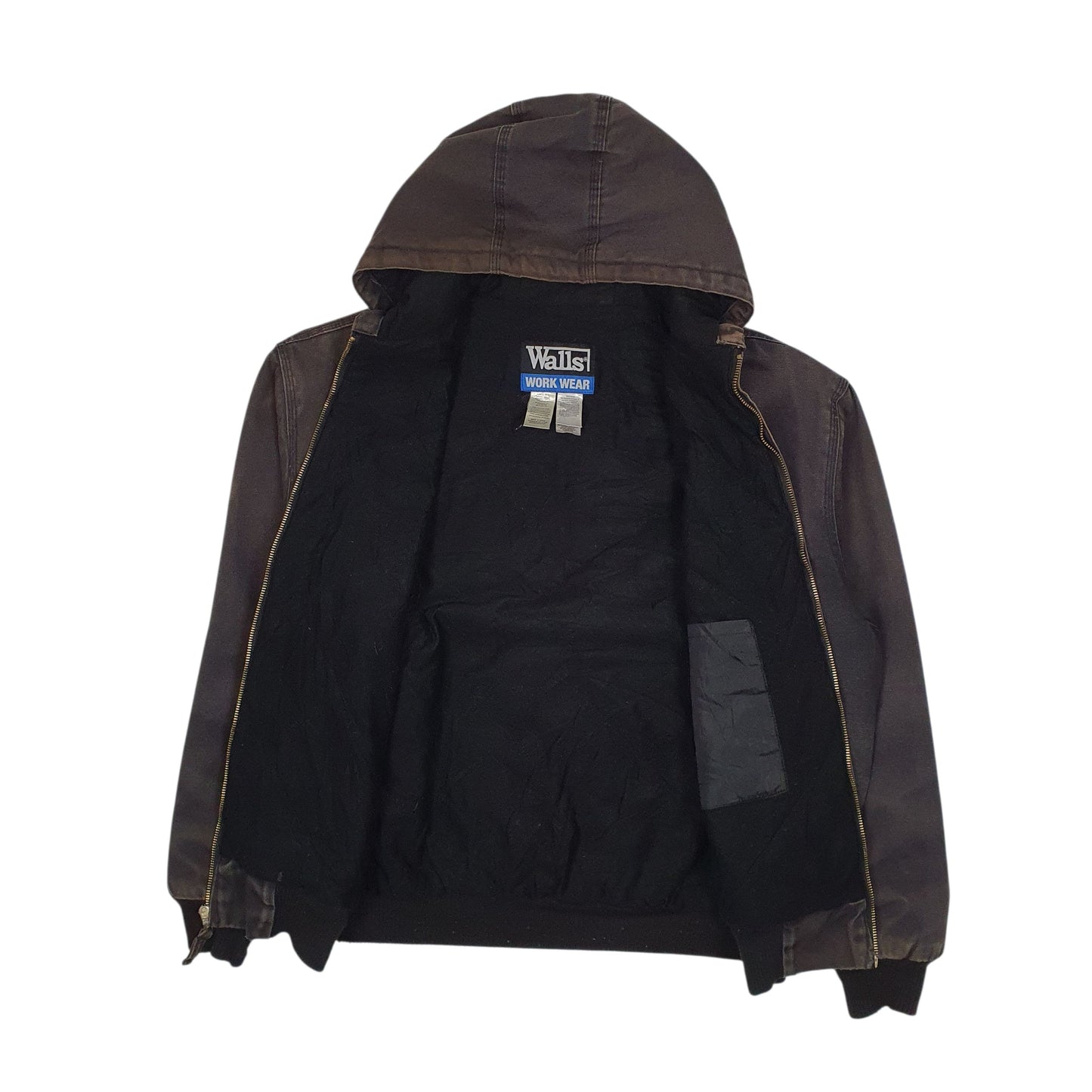 Mens Grey Walls Active Hoodie Crewneck Coat