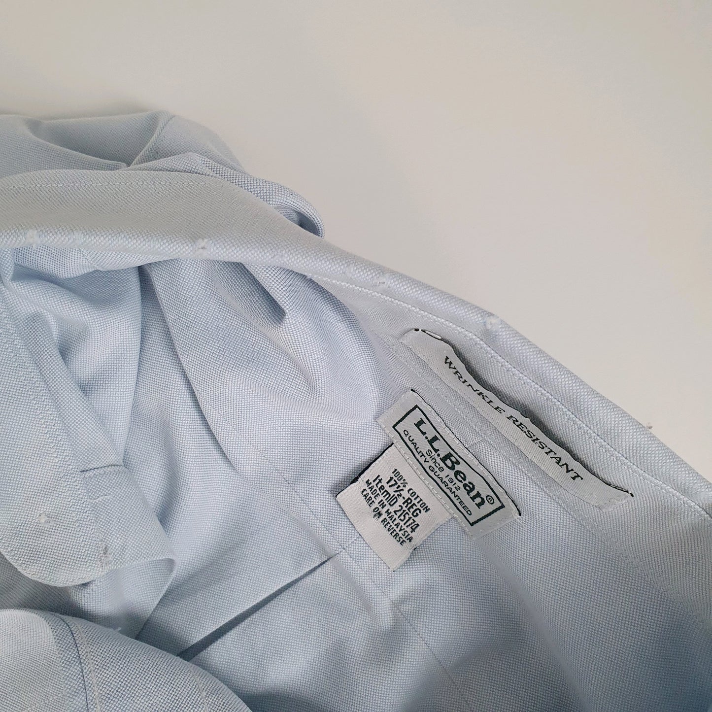 Mens Blue L.L.Bean   Shirt
