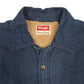 Mens Blue Wrangler Sherpa Lined  Coat