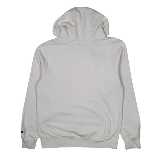 Mens White Champion  Hoodie Jumper