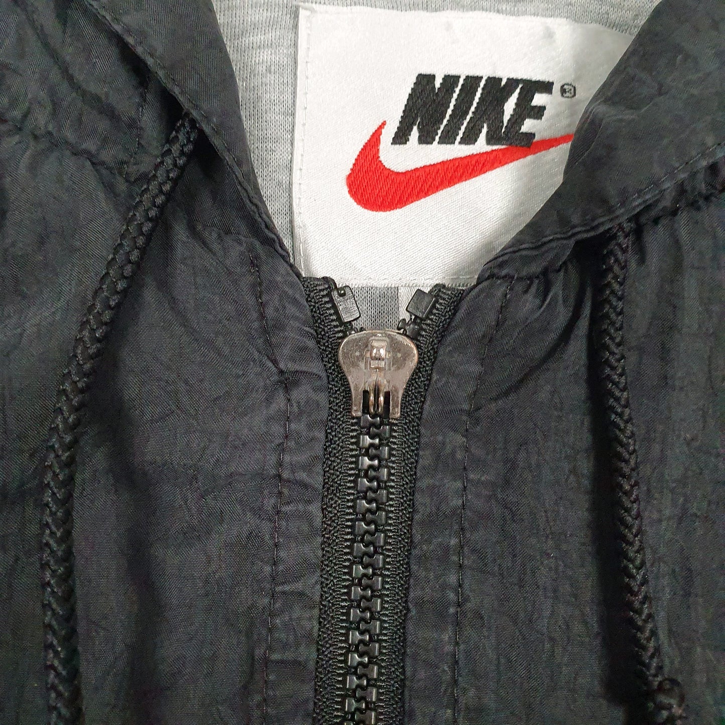 Mens Black Nike Vintage 90s  Coat