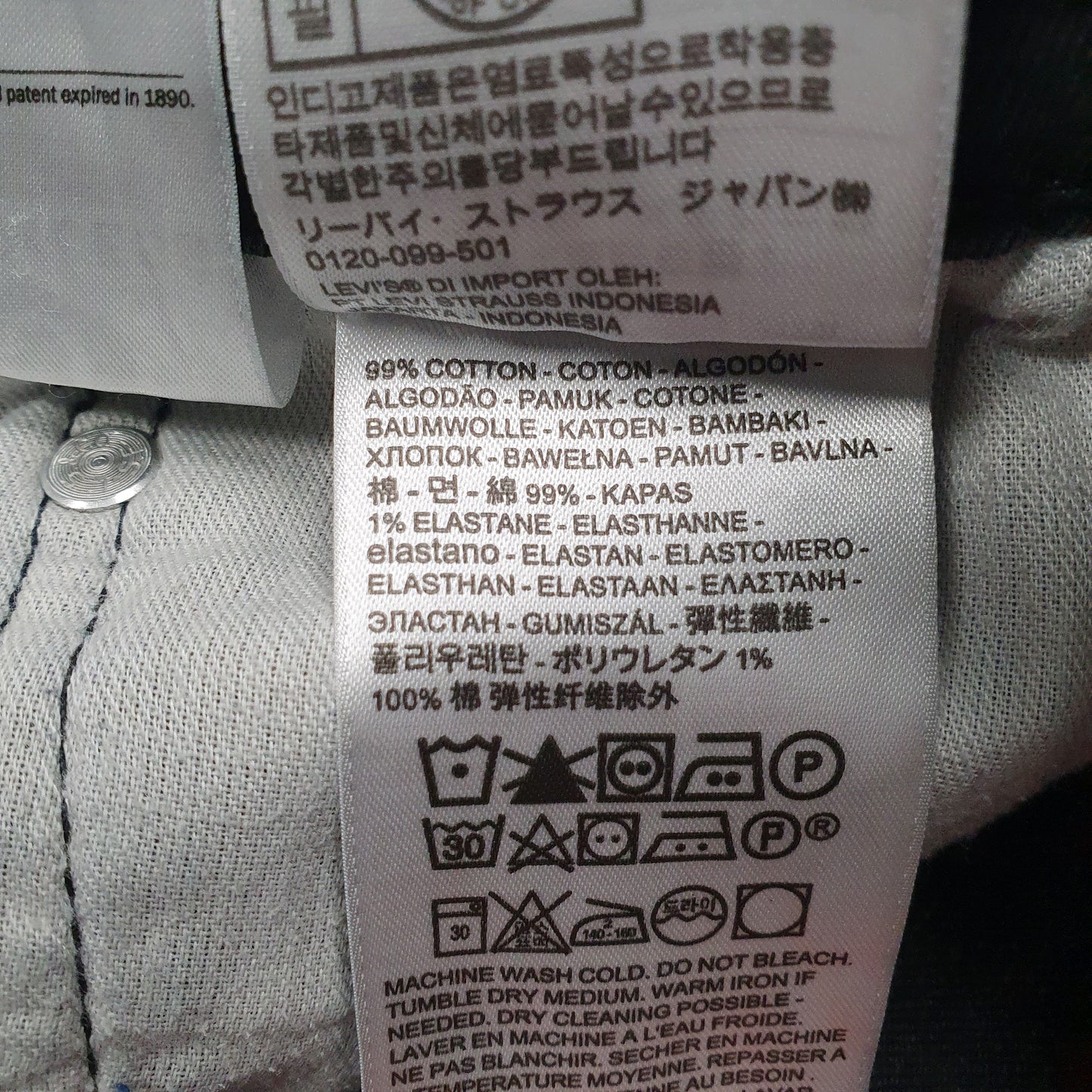Mens Black Levis   Jeans