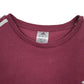 Mens Burgundy Adidas  Crewneck Jumper