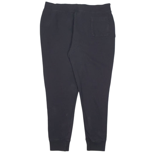 Mens Black Champion Reverse Weave  Trousers