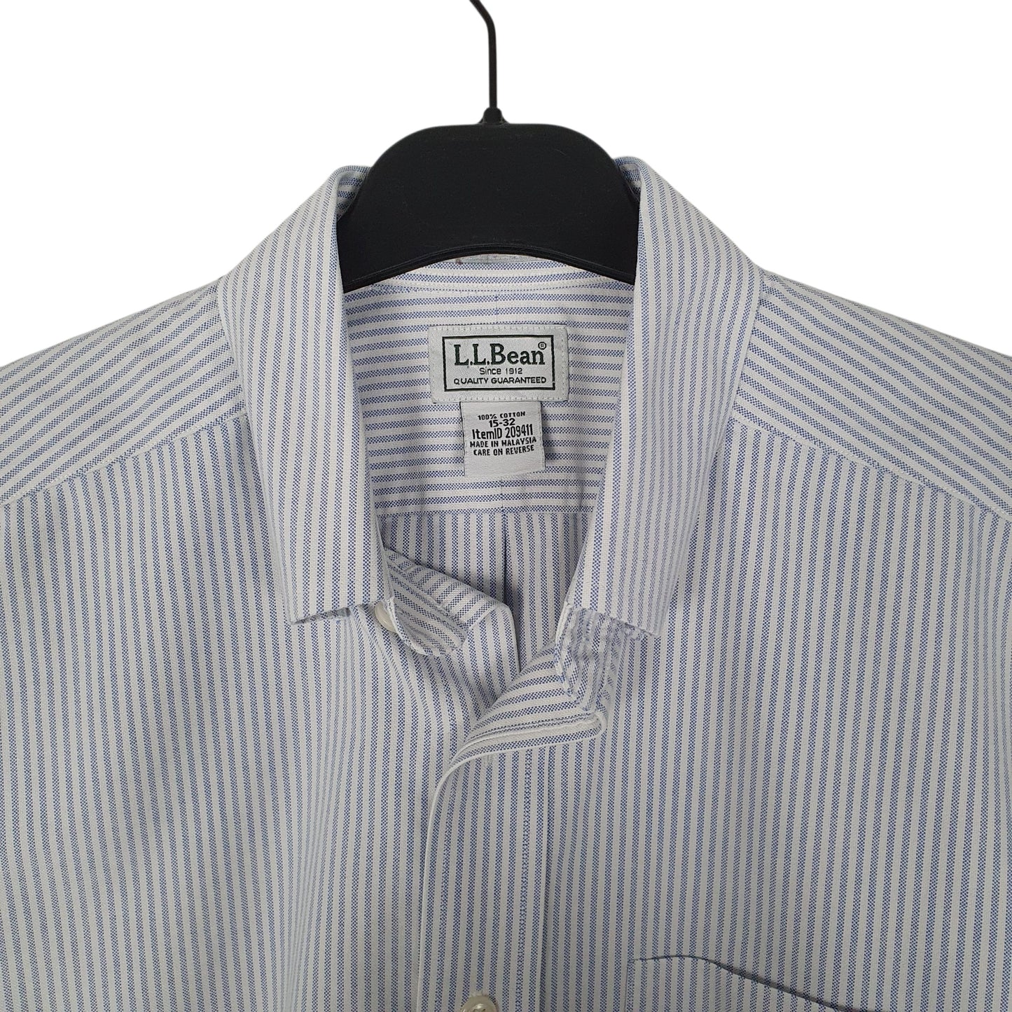 Mens Blue L.L.Bean   Shirt