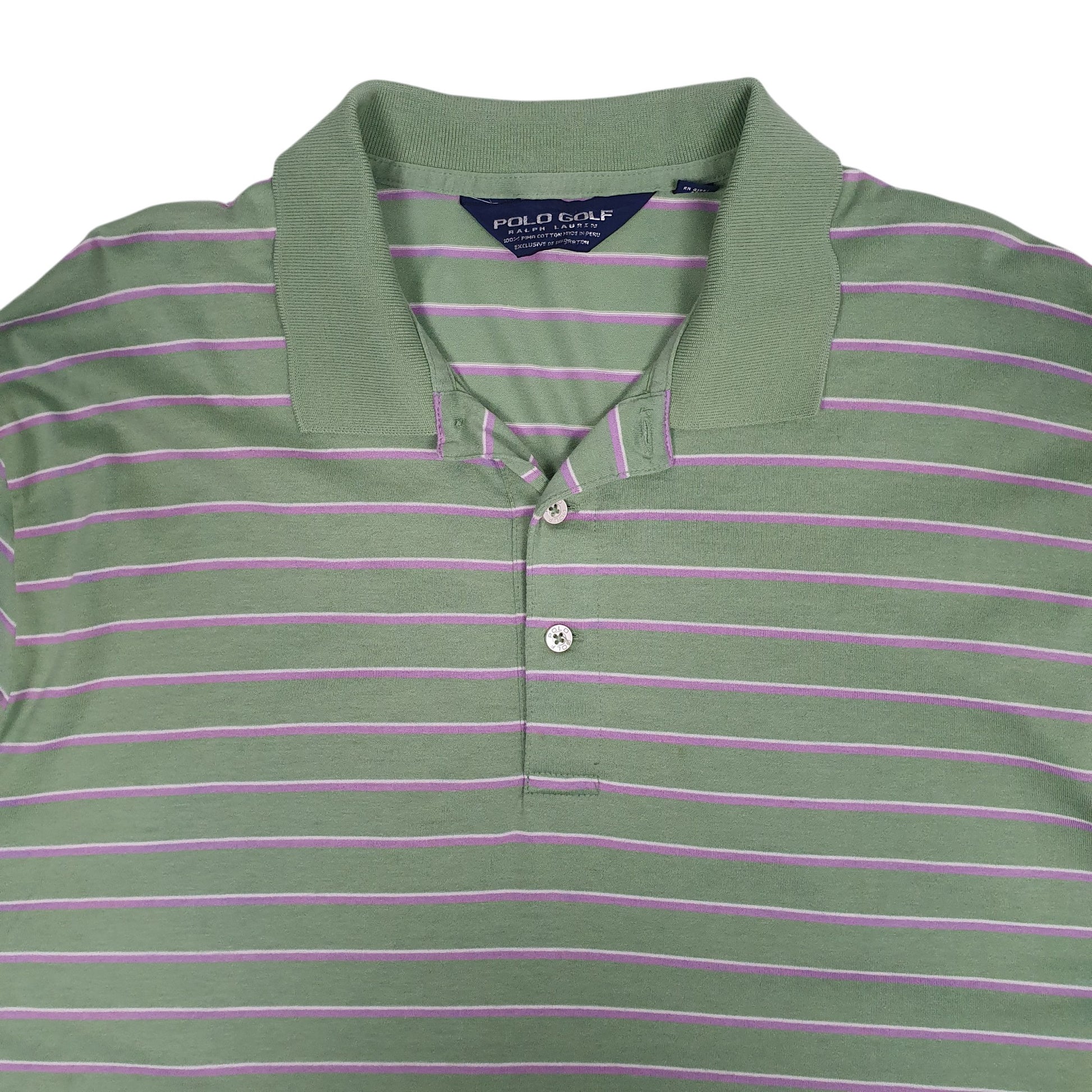 Mens Green Polo Ralph Lauren Golf  Polo Shirt