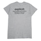 Mens Grey Gildan   T Shirt