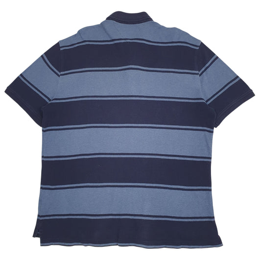 Mens Blue Tommy Hilfiger  Hoodie Polo Shirt