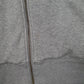 Mens Grey Nike Hoodie Vintage 2000s Full Zip Jumper