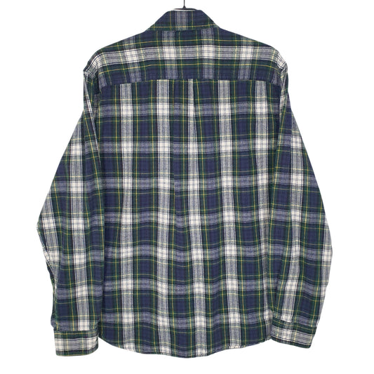 Mens Blue L.L.Bean Flannel  Shirt