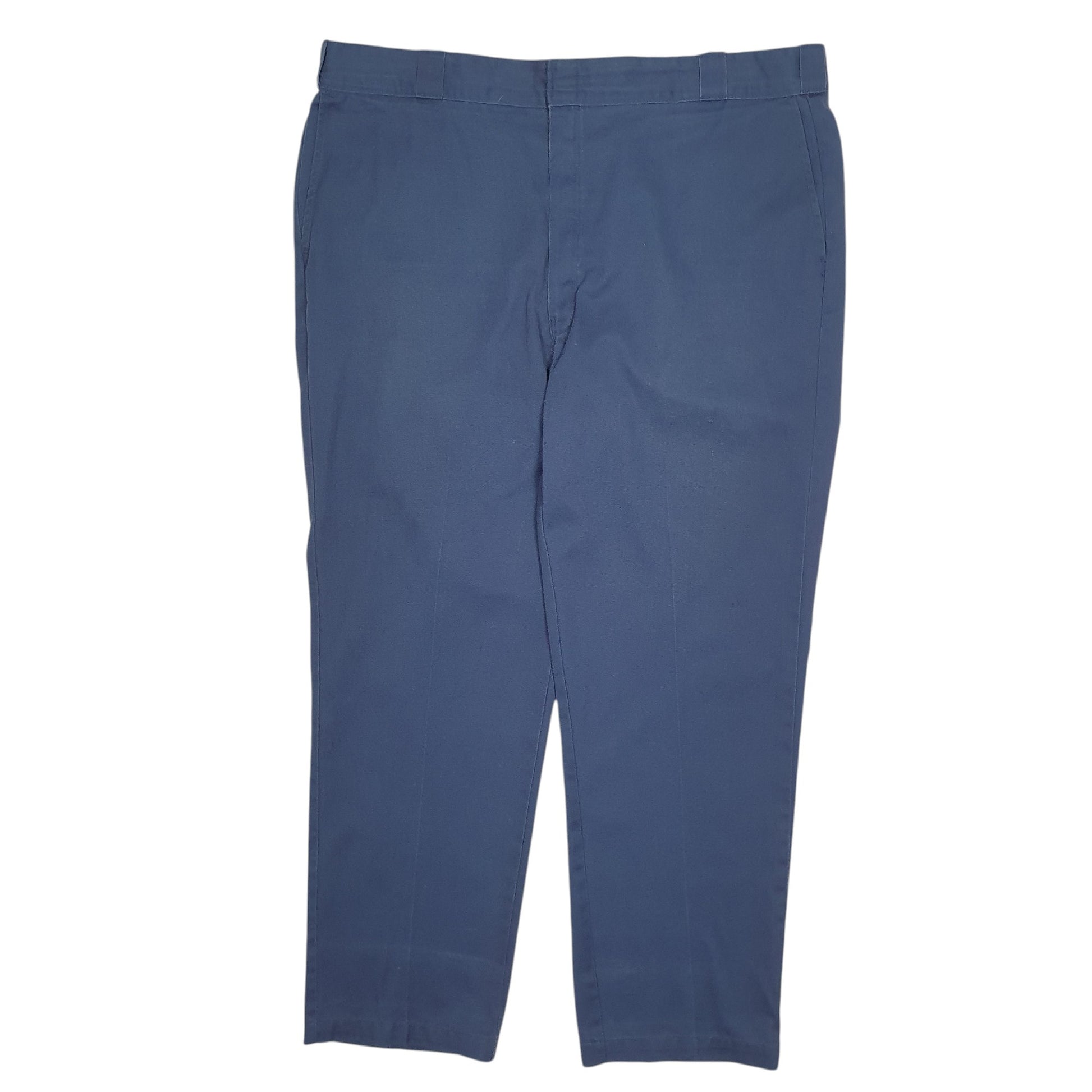 Mens Navy Dickies Workwear Chino Trousers