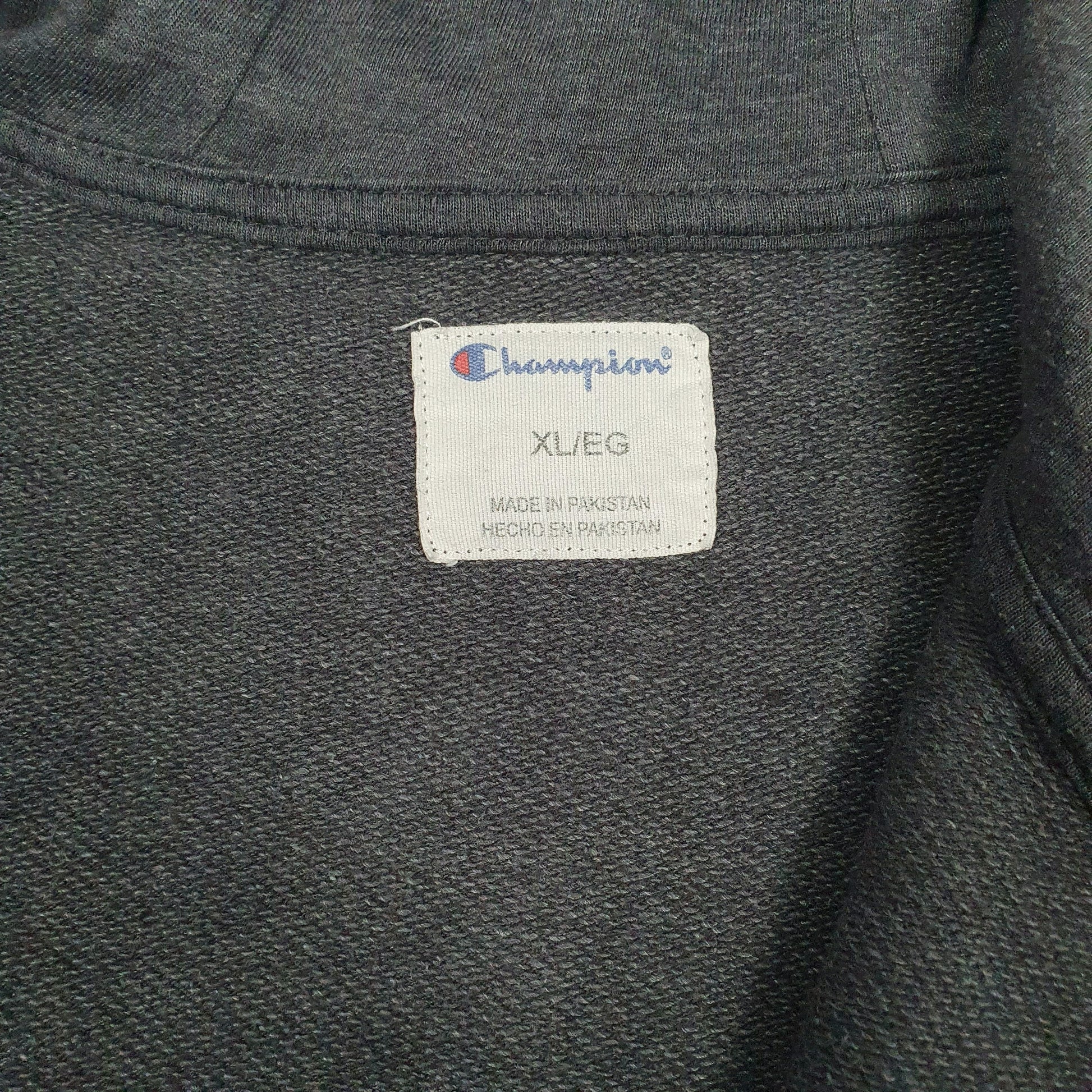 Mens Grey Champion  Full Zip Jumper