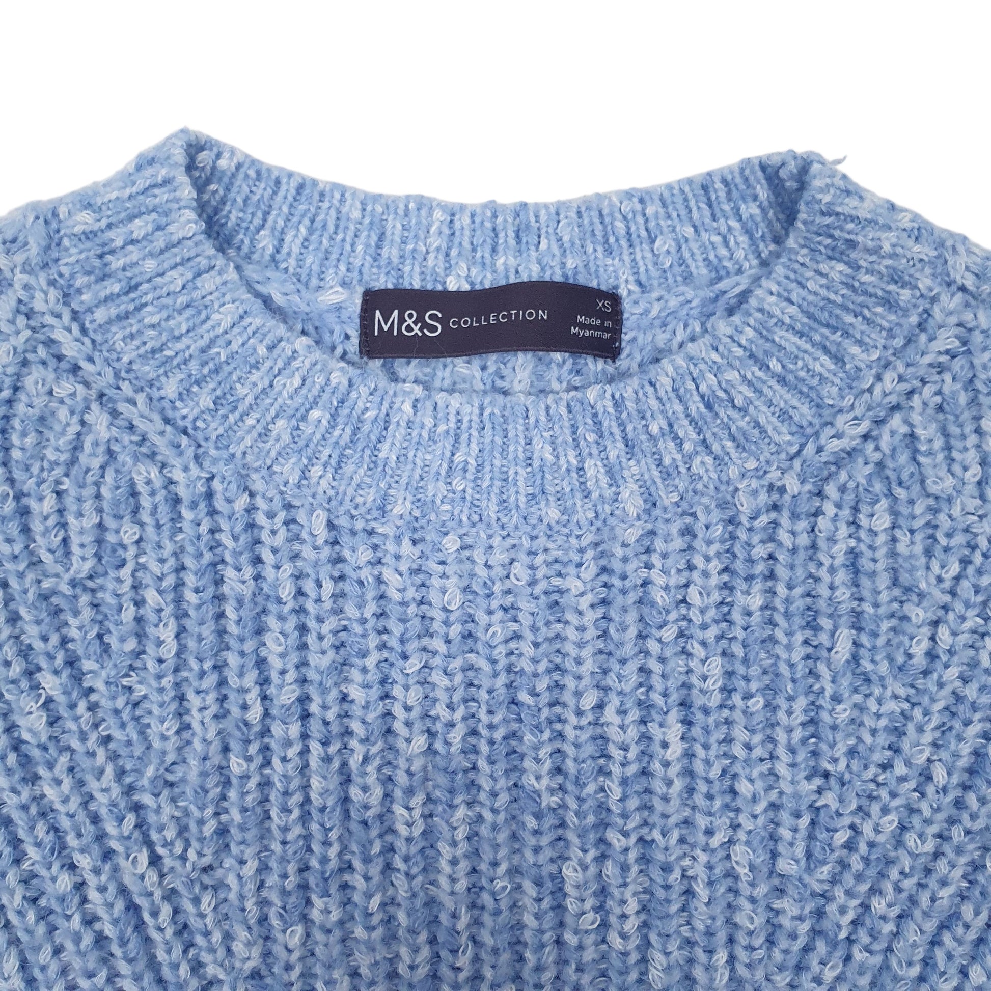 Womens Blue M&S  Crewneck Jumper
