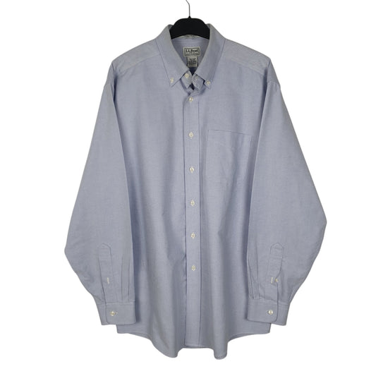 Mens Blue L.L.Bean  Long Sleeve Shirt
