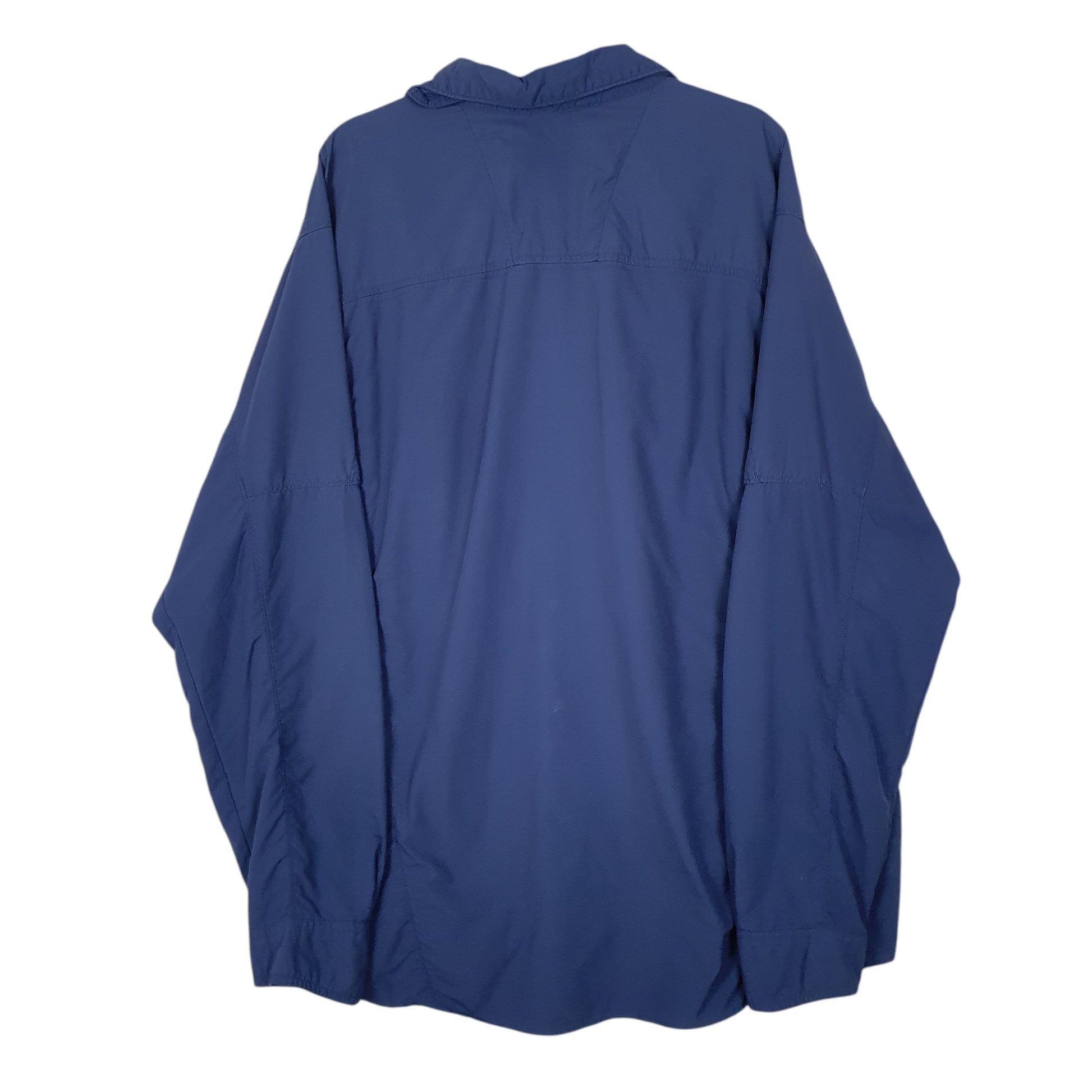 Mens Navy Columbia Sportswear Company Windbreaker Shacket  Shirt