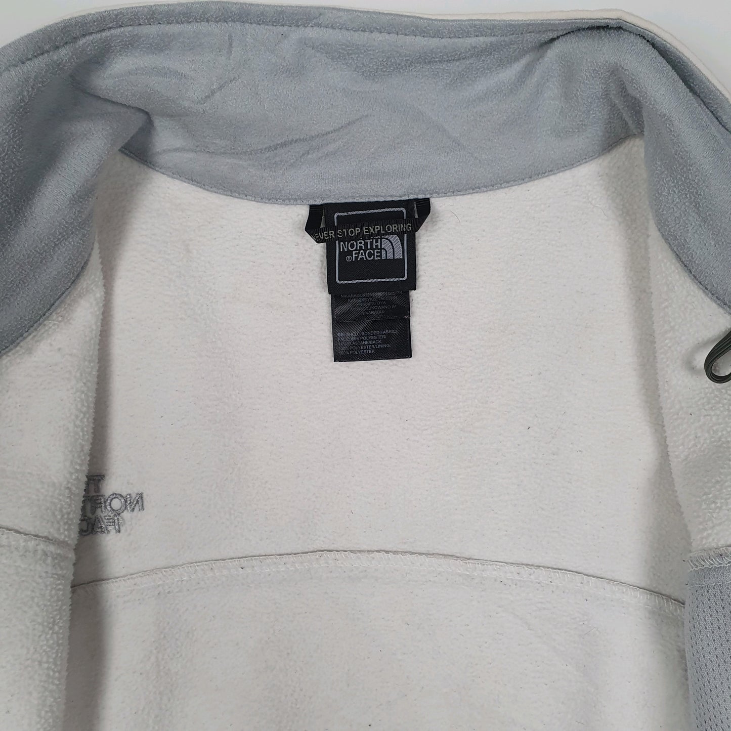Womens White The North Face Windstopper Hoodie Coat