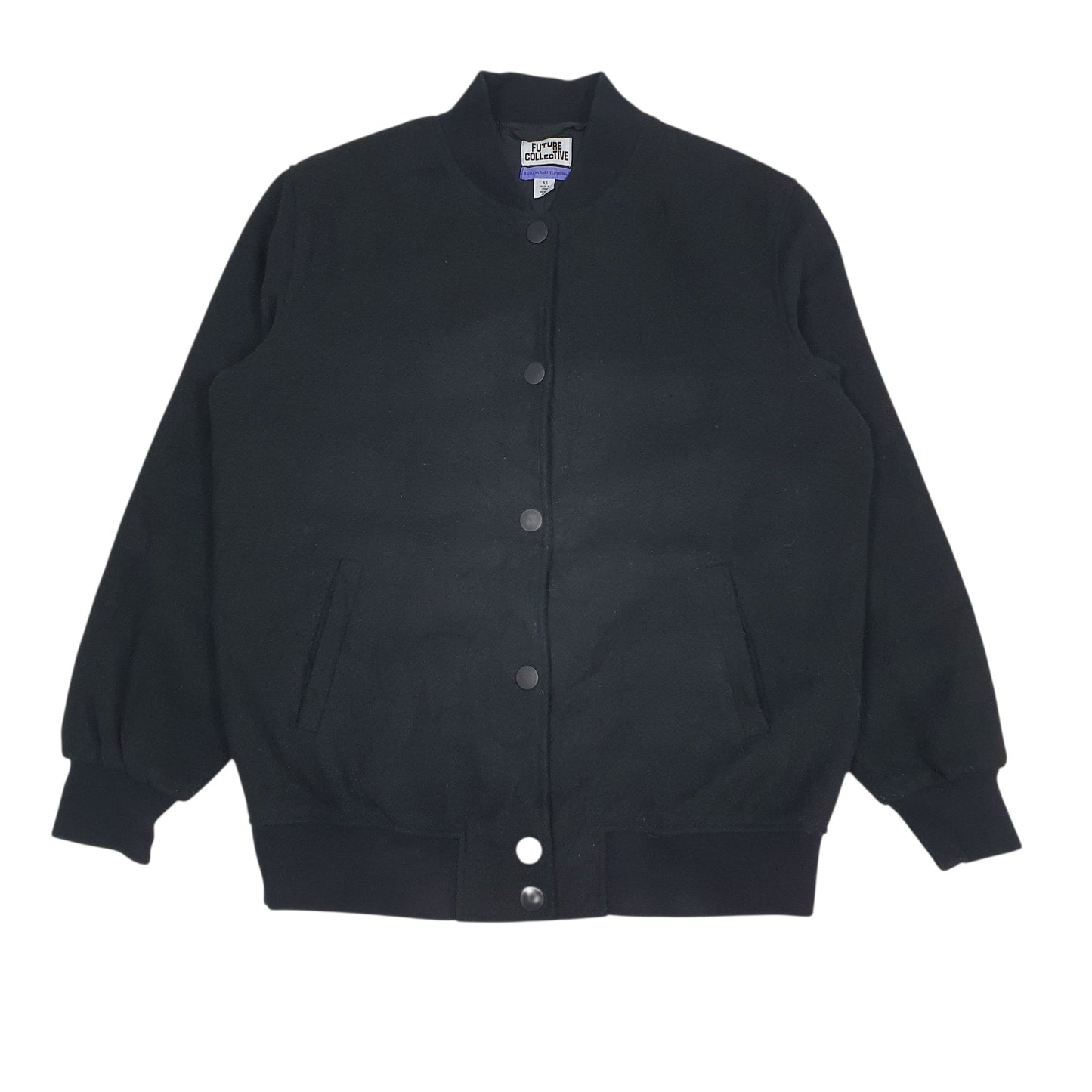 Womens Black Future Collective  Hoodie Coat