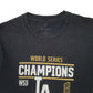 Mens Black Fanatics MLB LA Dodgers Baseball World Series  T Shirt