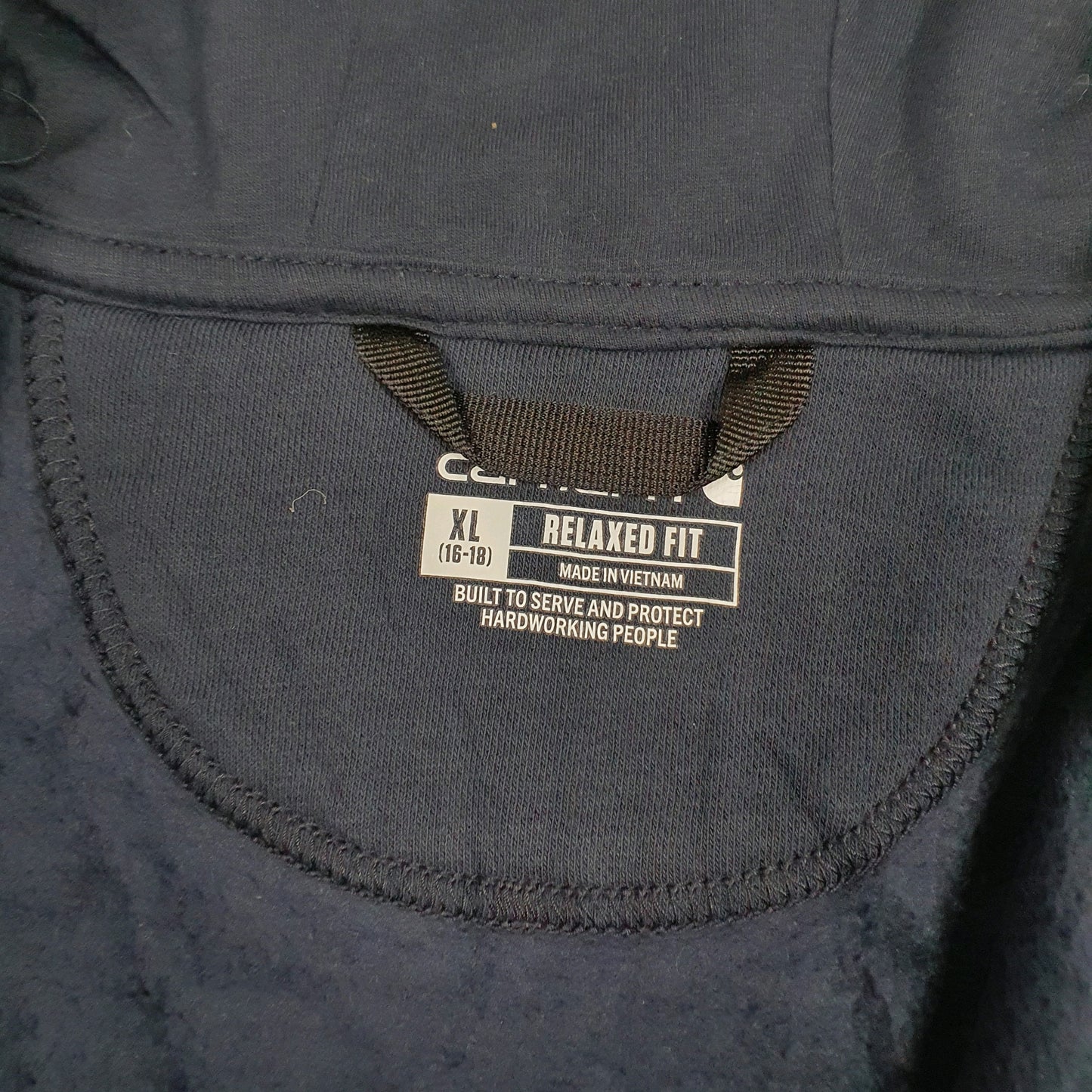 Womens Navy Carhartt  Full Zip Jumper