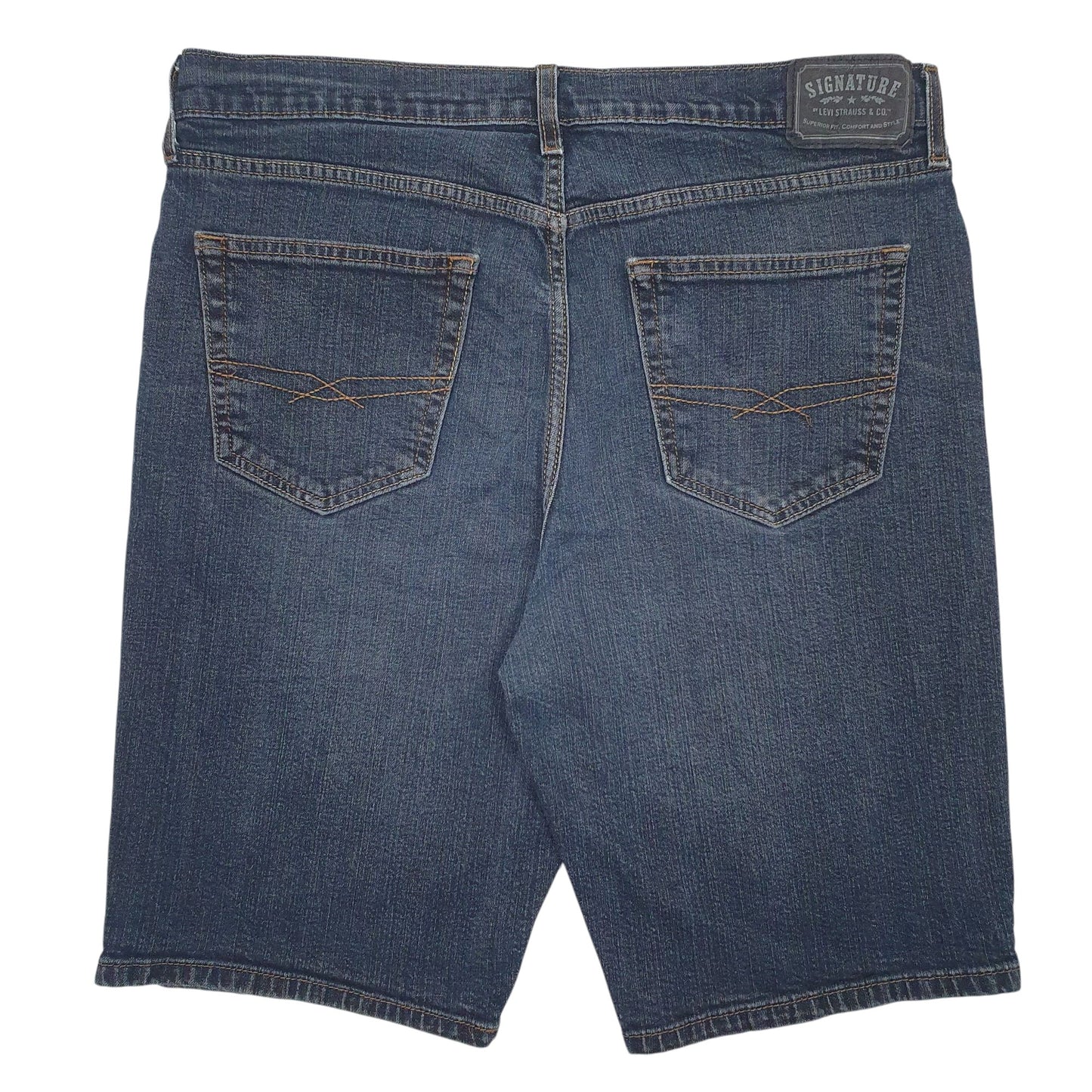 Mens Blue Levis Signature Hoodie Shorts