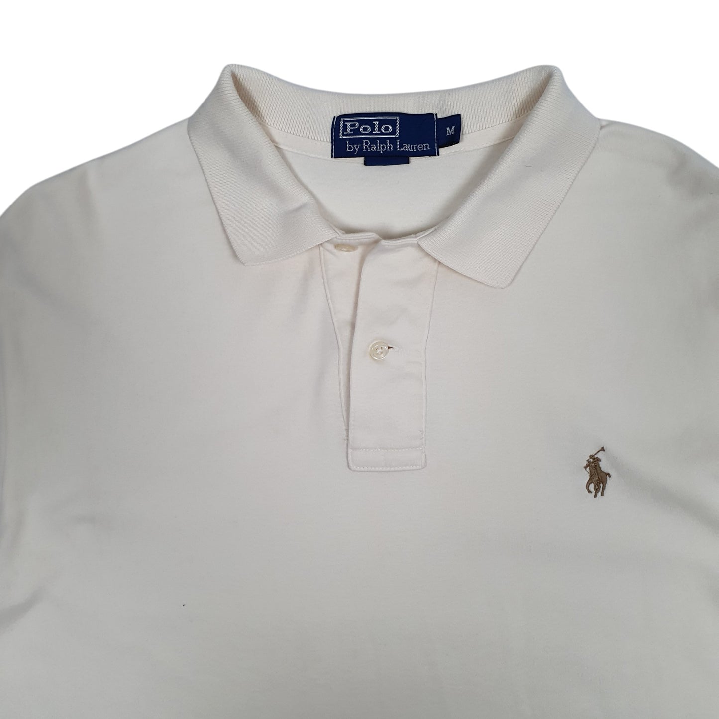 Mens Cream Polo Ralph Lauren   Polo Shirt