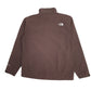 Mens Brown The North Face Windbreaker Quarter Zip Coat