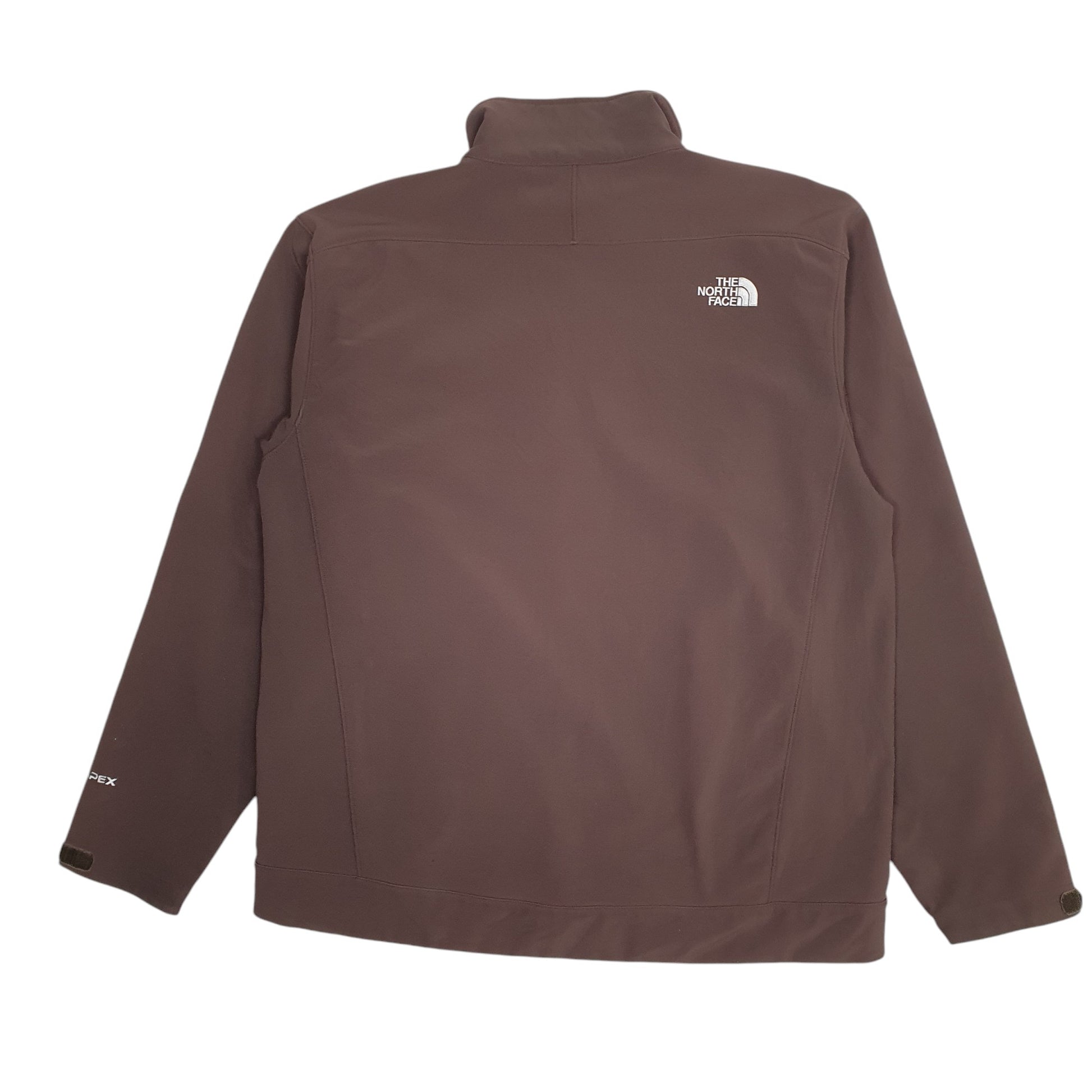 Mens Brown The North Face Windbreaker Quarter Zip Coat
