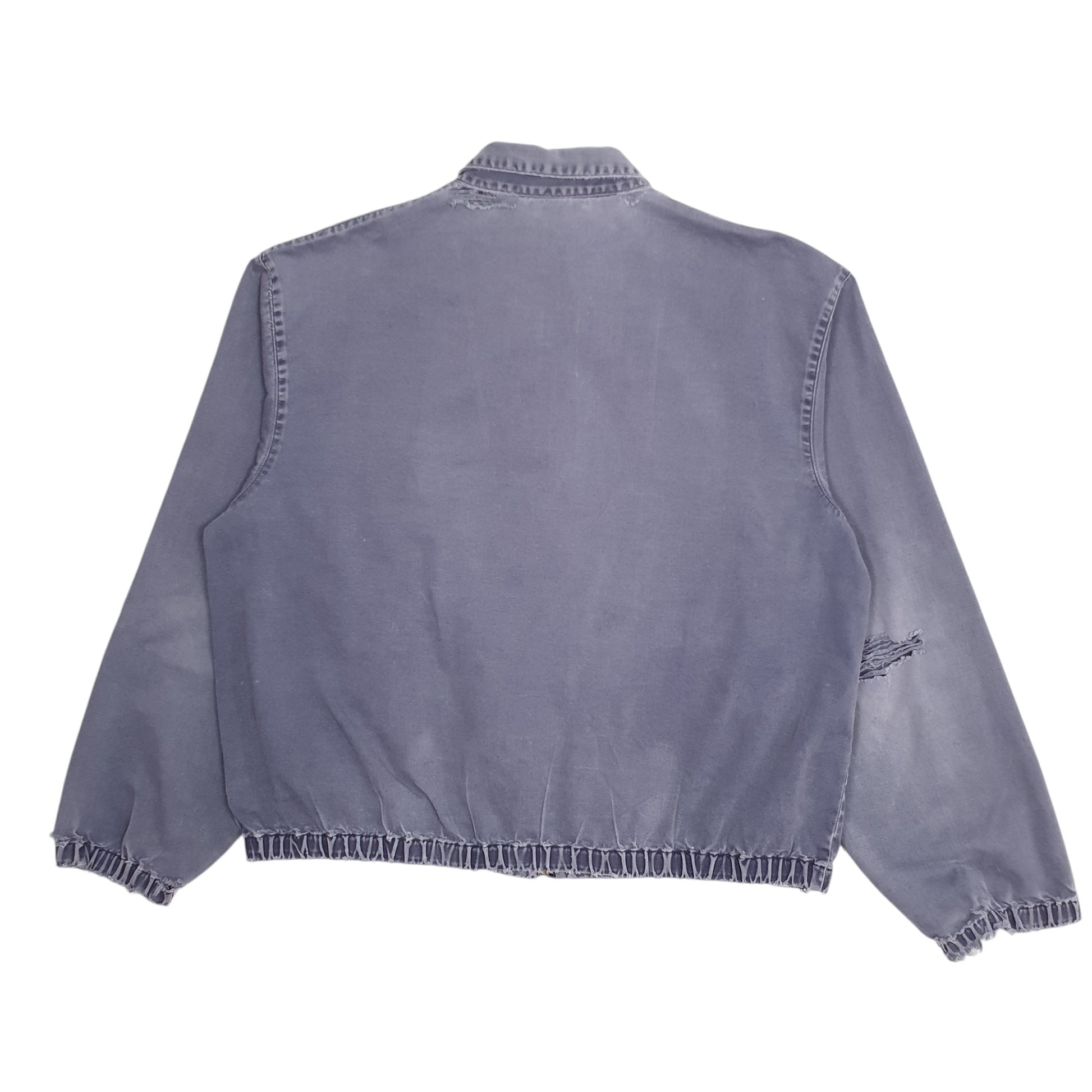 Mens Navy Polo Ralph Lauren Vintage 80s Made In USA Hoodie Coat