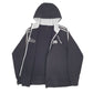 Womens Black Adidas Spellout Full Zip Jumper