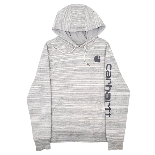 Womens Grey Carhartt Relaxed Fit Hoodie Jumper