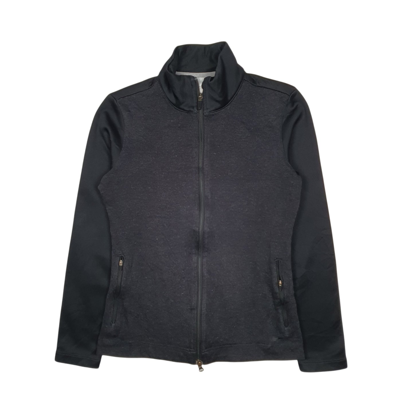 Womens Black Nike Golf Full Zip Jumper