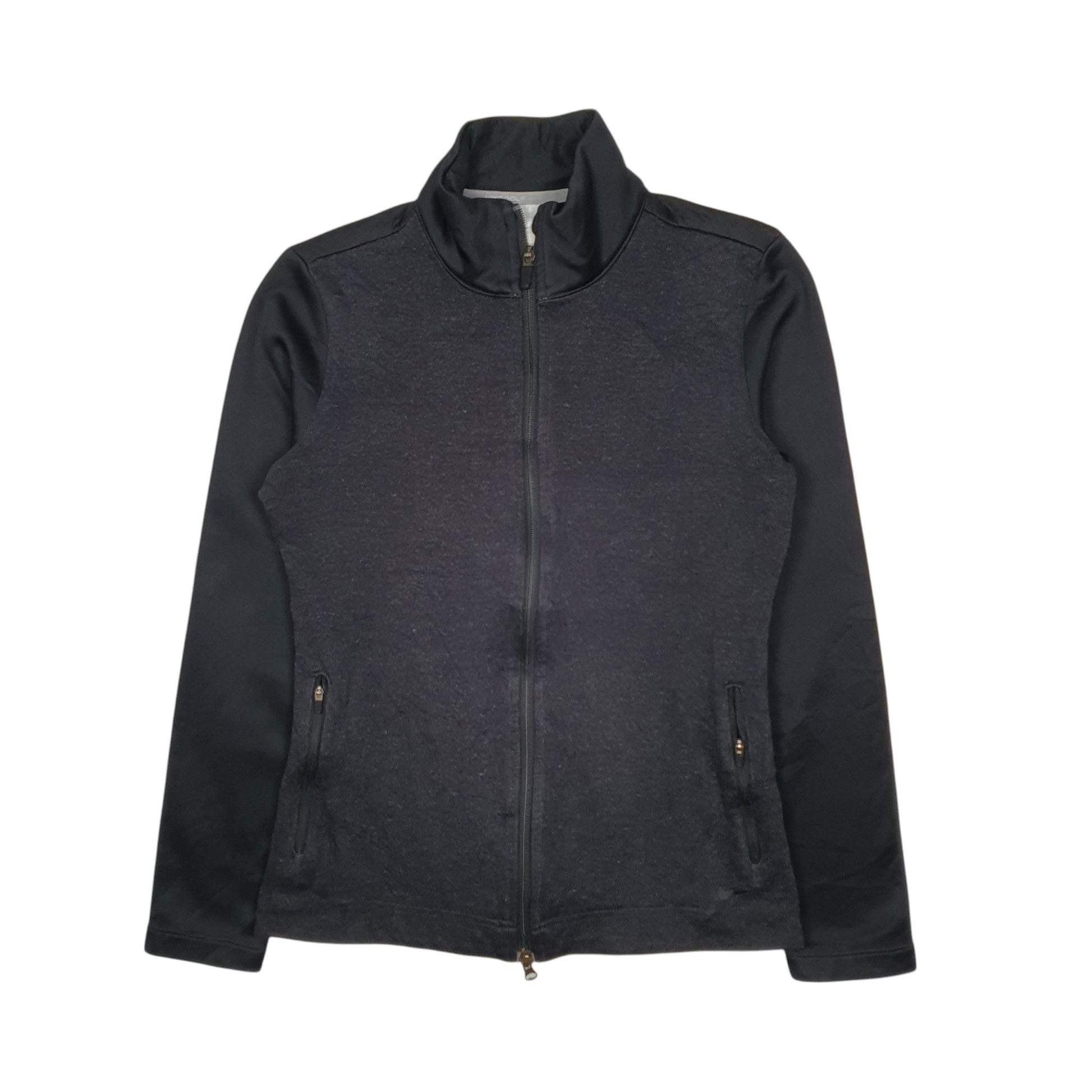 Womens Black Nike Golf Full Zip Jumper
