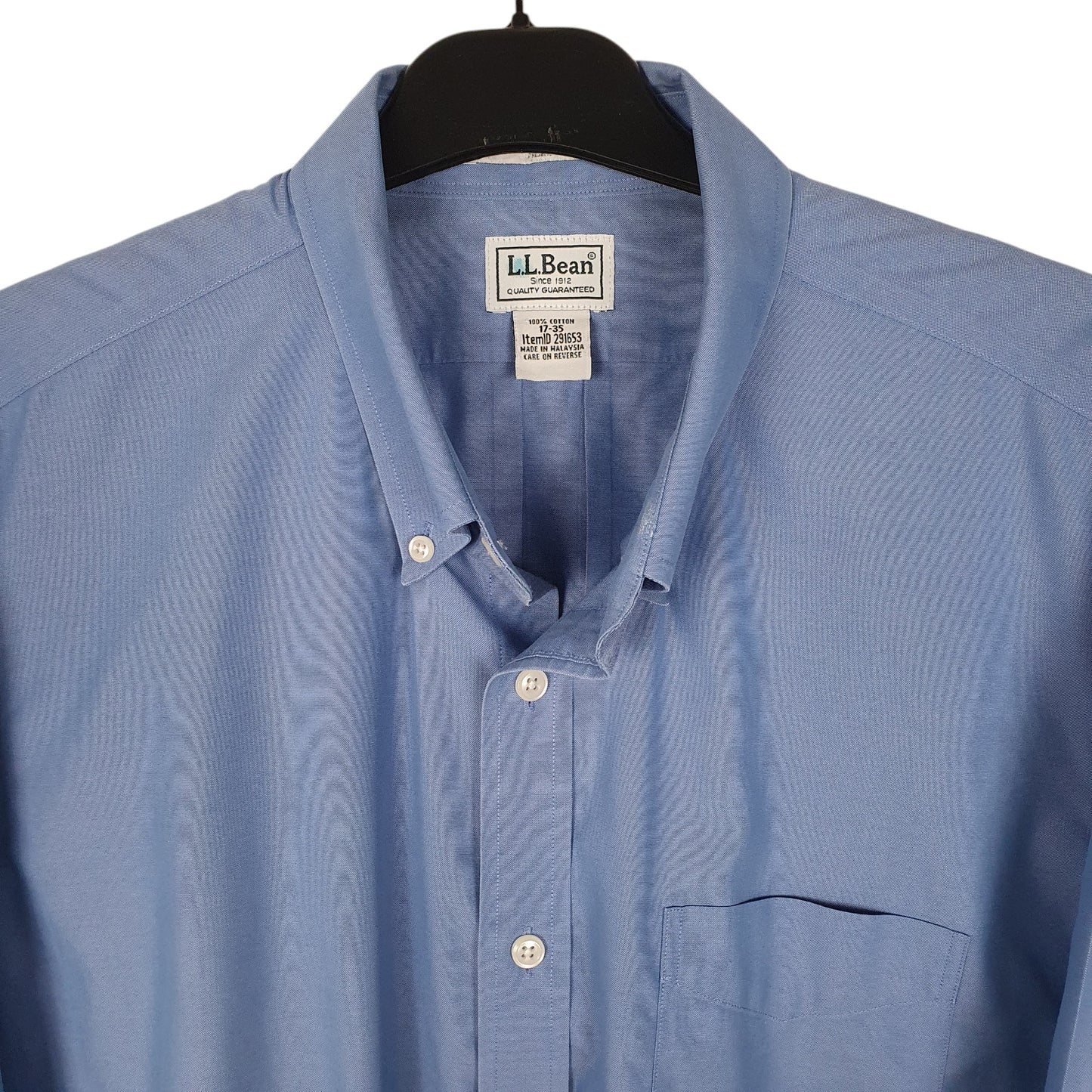 Mens Blue L.L.Bean   Shirt
