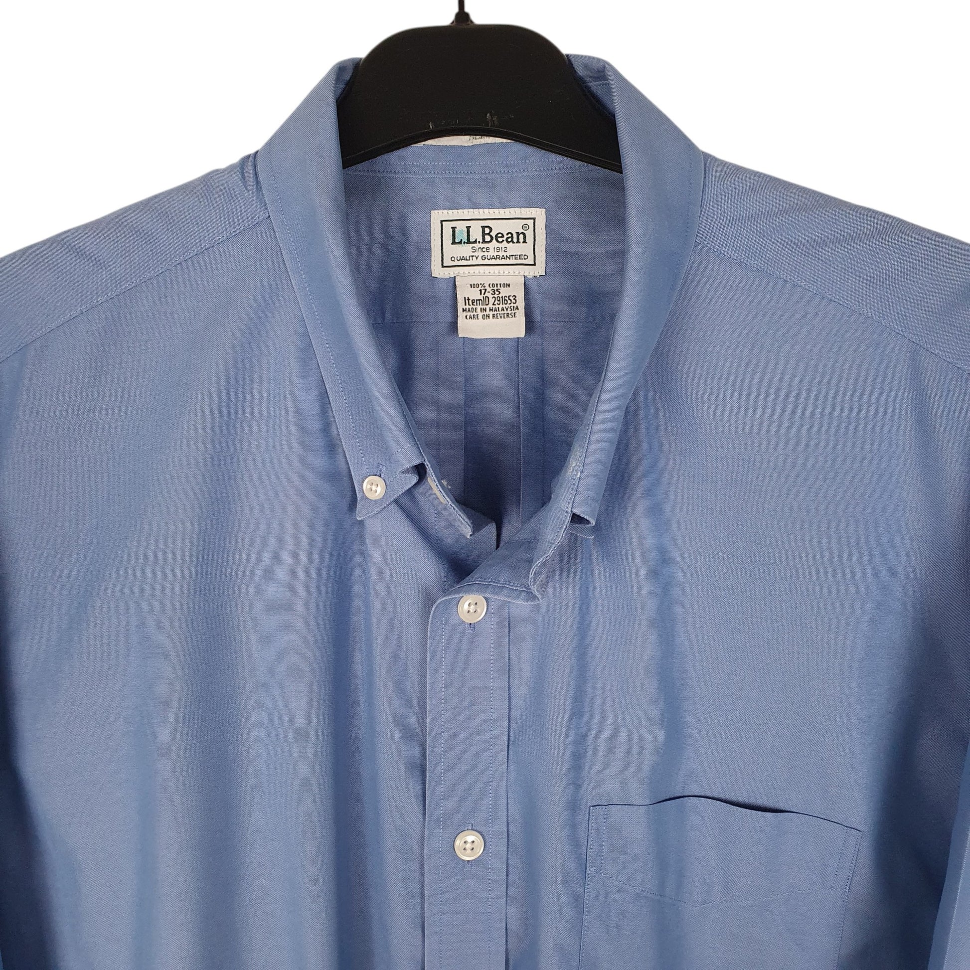 Mens Blue L.L.Bean   Shirt