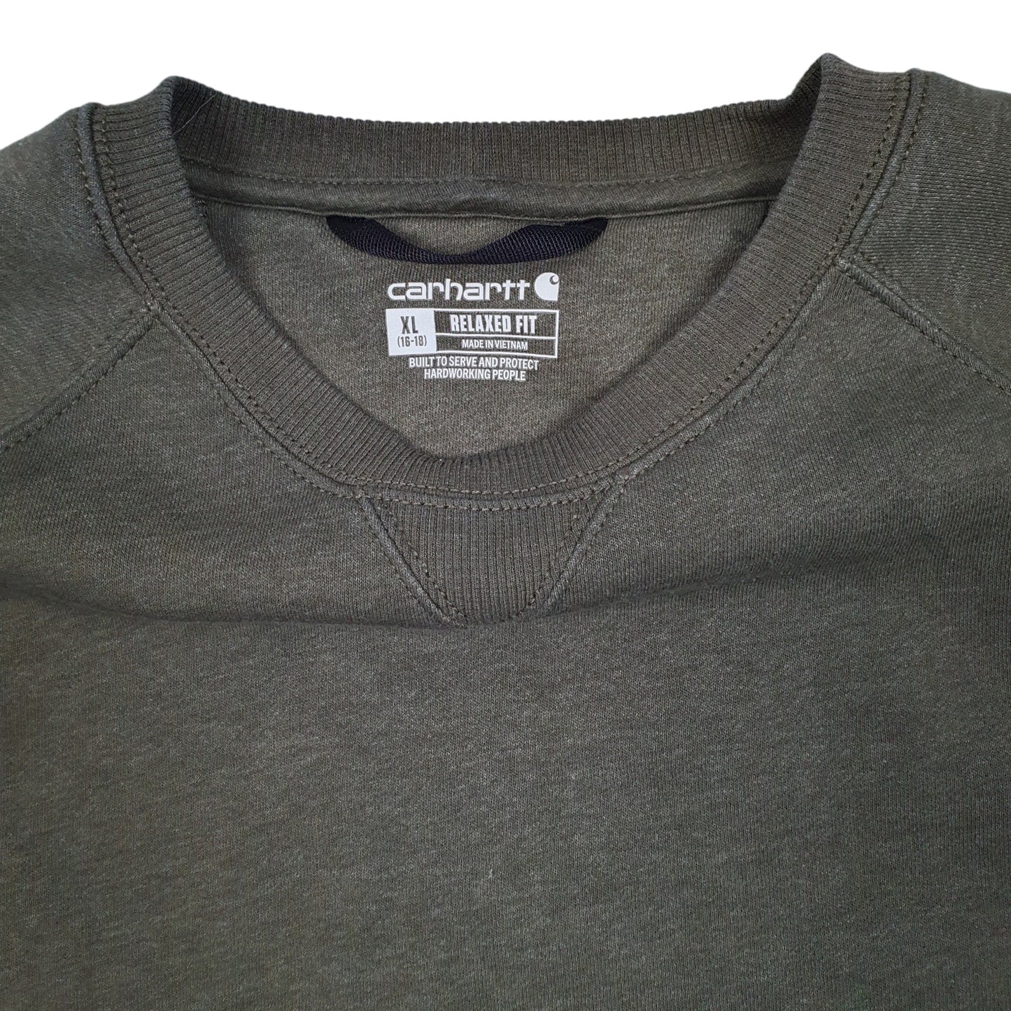 Womens Green Carhartt  Crewneck Jumper