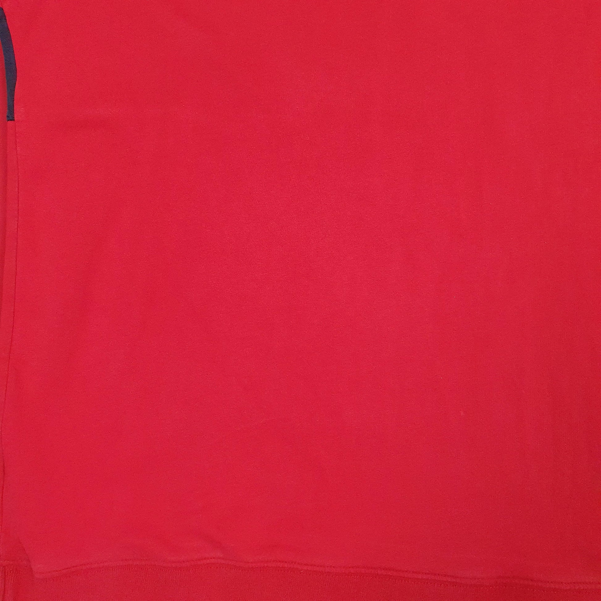 Mens Red Nautica  Quarter Zip Jumper