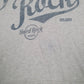 Womens Beige Hard Rock Cafe Lightweight Hoodie Jumper