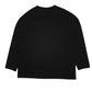 Mens Black Taohuadao Henley  T Shirt