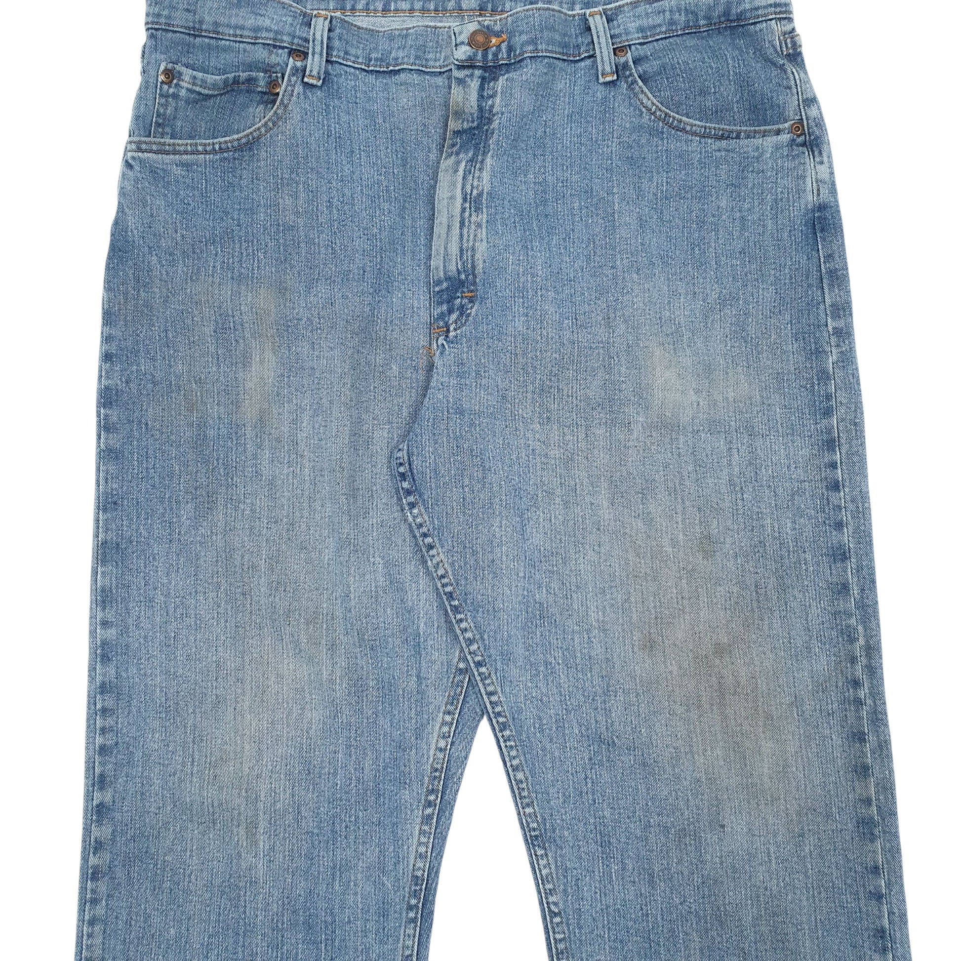 Mens Blue Wrangler  Crewneck Jeans