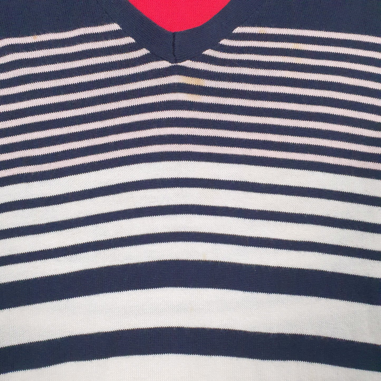 Womens Red Tommy Hilfiger  V Neck Jumper