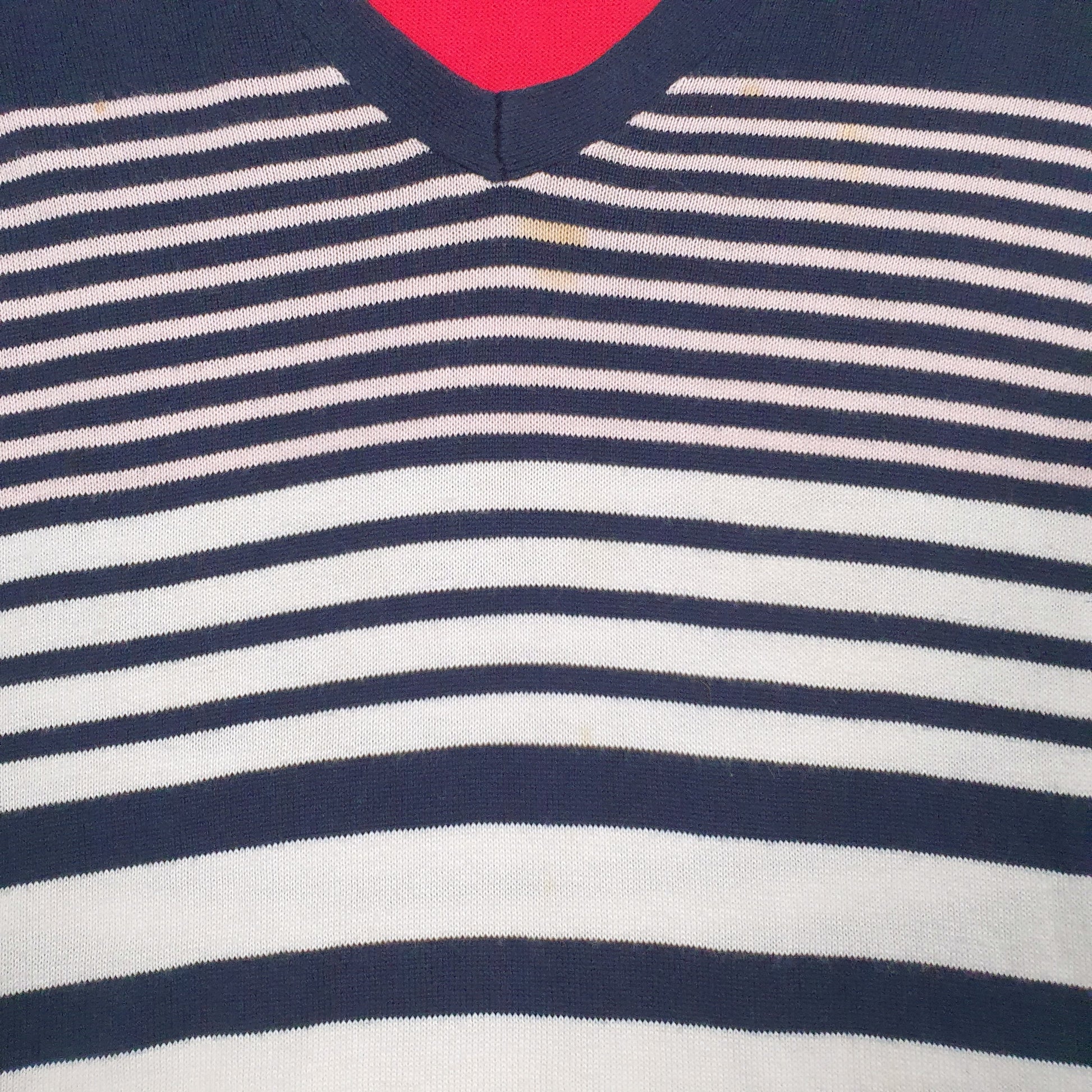 Womens Red Tommy Hilfiger  V Neck Jumper