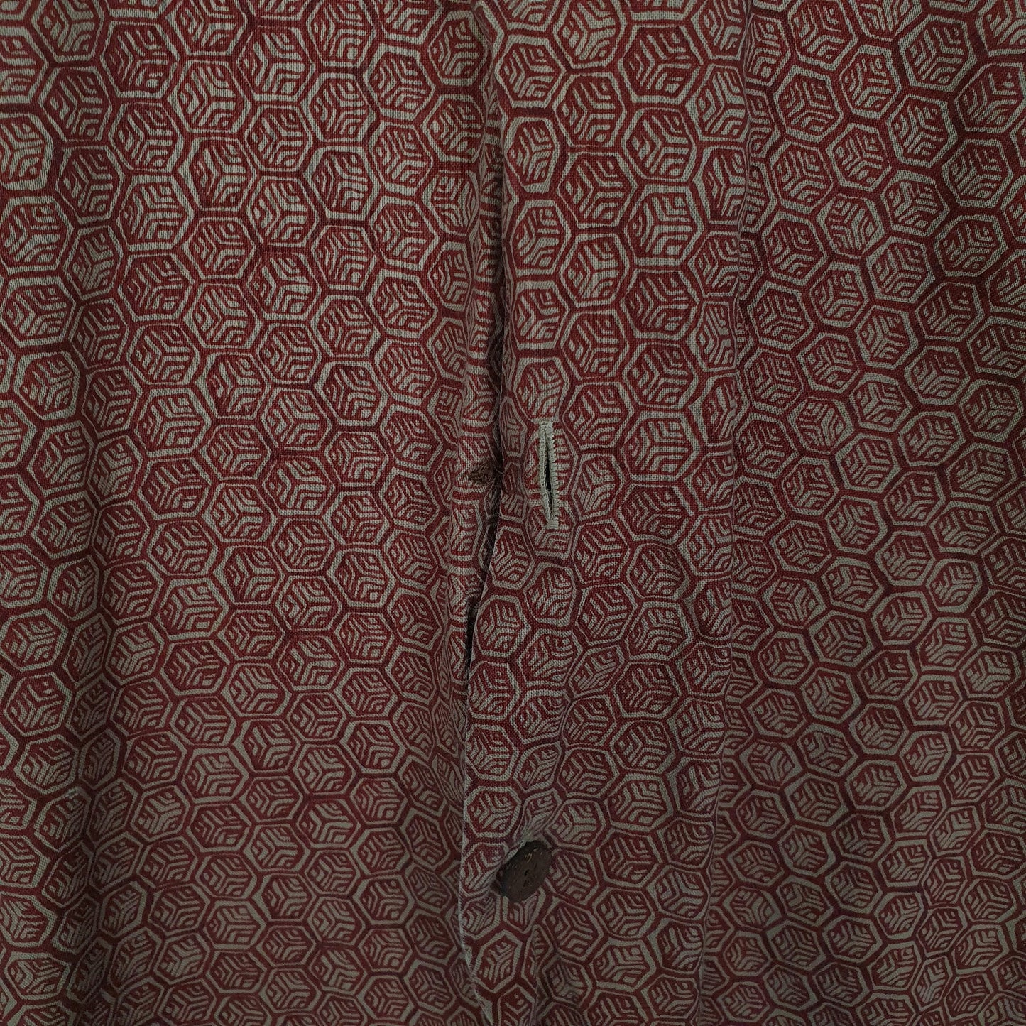 Mens Burgundy L.L.Bean   Shirt