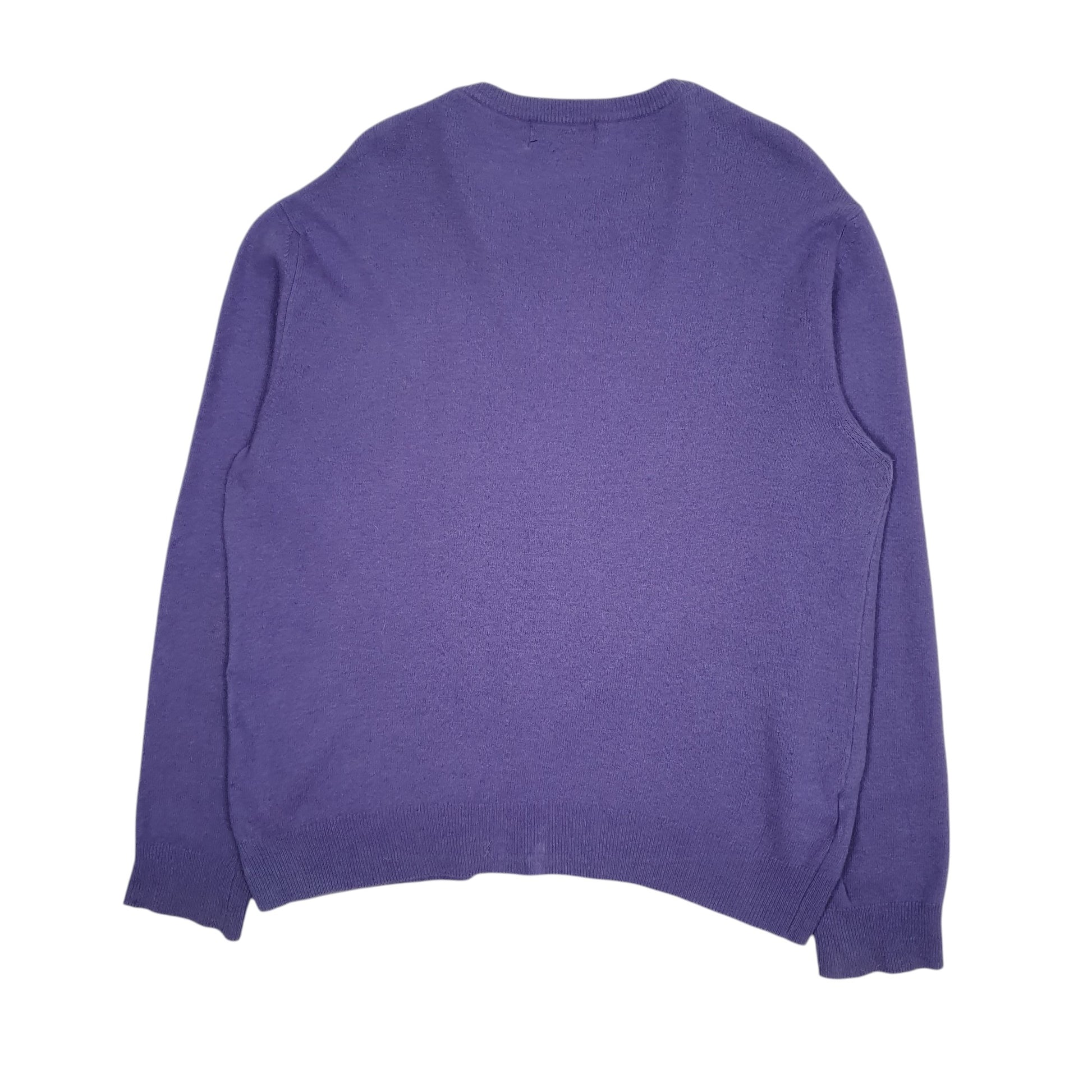 Mens Purple Burberry  Crewneck Jumper