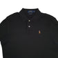 Mens Black Polo Ralph Lauren Pima Soft Touch  Polo Shirt