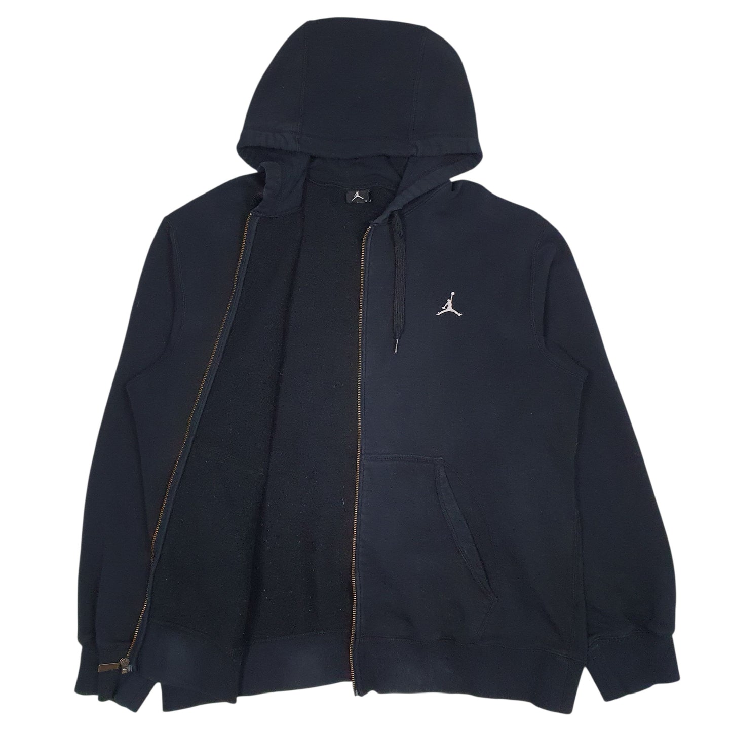 Mens Black Air Jordan  Full Zip Jumper