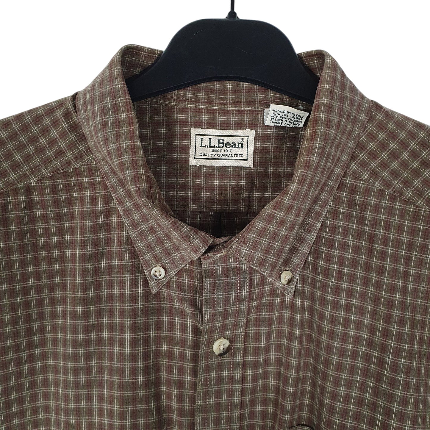 Mens Brown L.L.Bean   Shirt