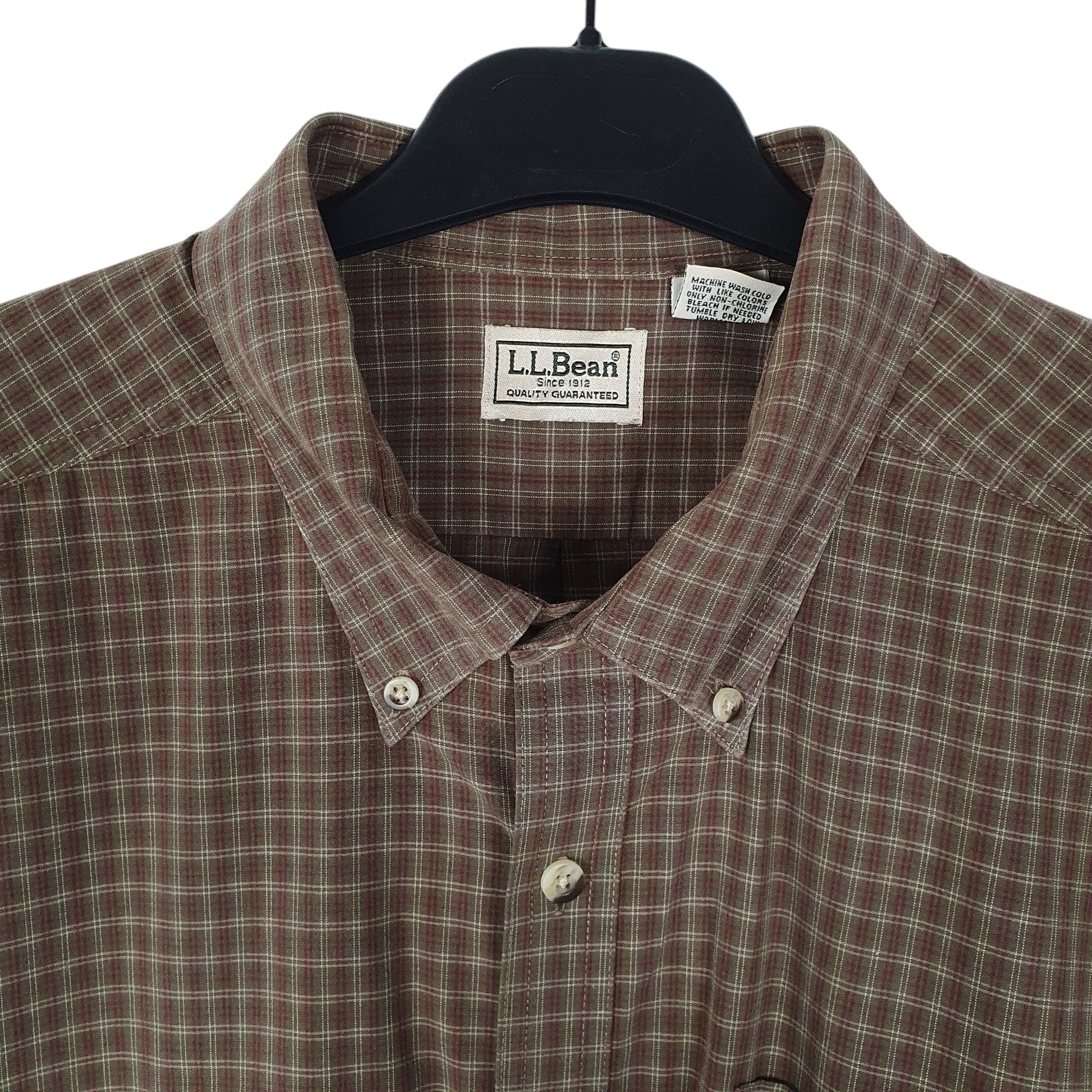 Mens Brown L.L.Bean   Shirt