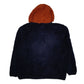 Mens Navy Champion Sherpa Retro Pile Hoodie Jumper
