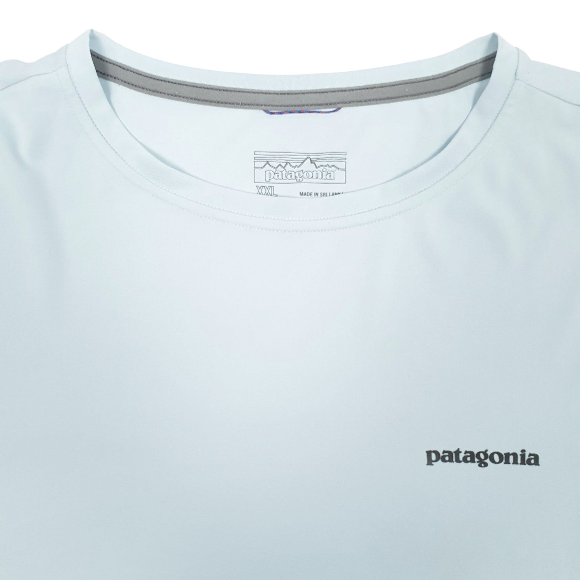Mens Blue Patagonia Capilene  T Shirt