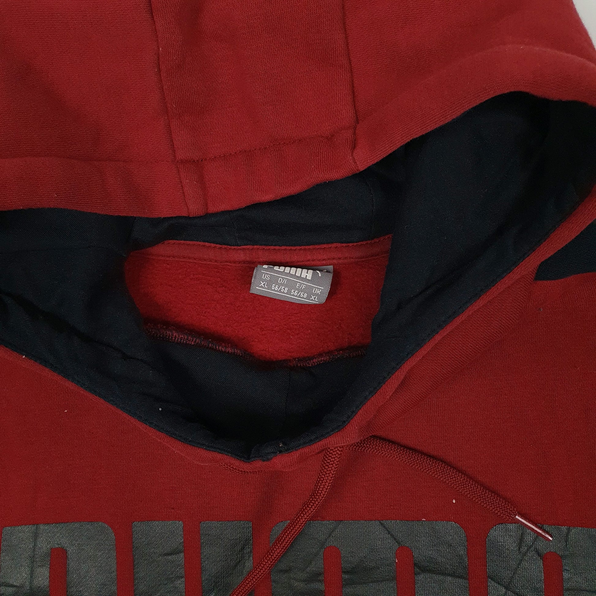 Mens Red Puma  Hoodie Jumper
